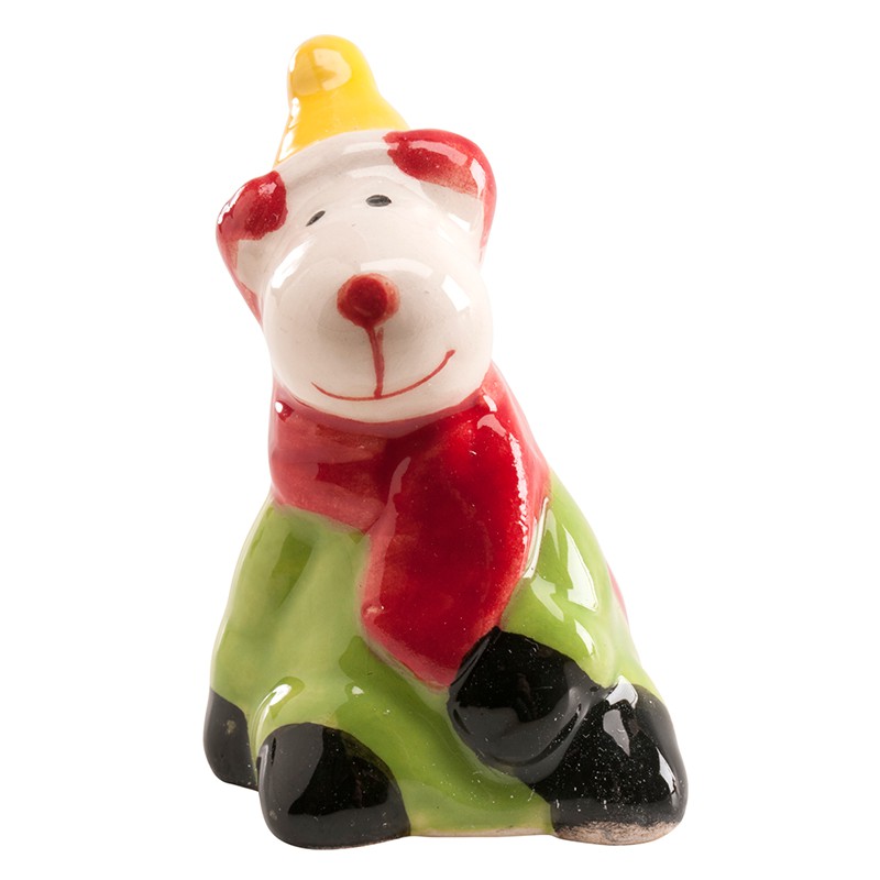 Roscón de Reyes Renos con bufanda de Porcelana 3,5-4 cm.