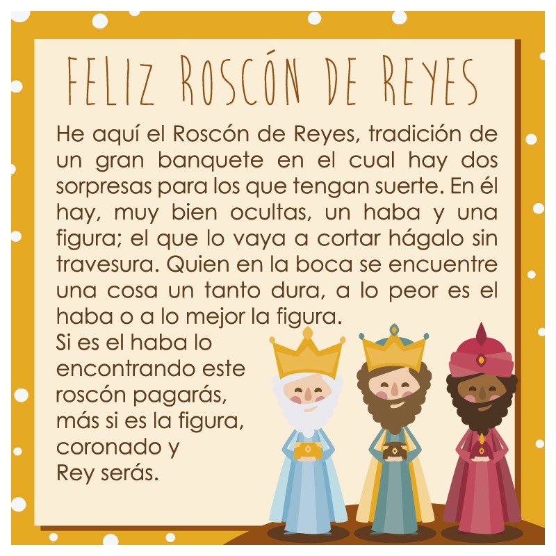 Tarjeta Roscón Castellano new