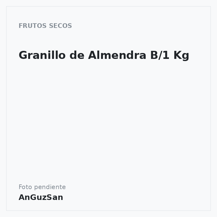 Granillo de Almendra B/1 Kg