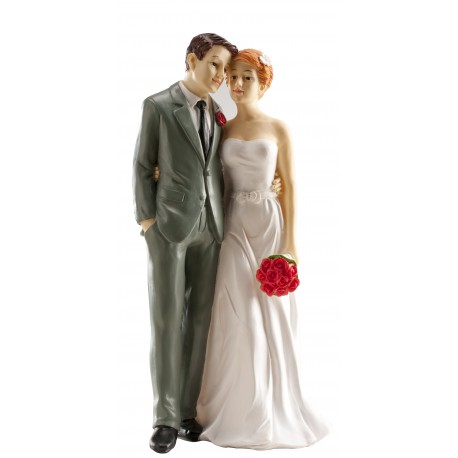 Pareja Boda Cogidos Cintura 16 cm