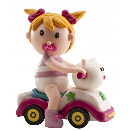Niña Bautizo Carricoche 8 cm Clay