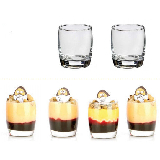 VASO MINI TONELET VIDRIO Ø 50 ALTO 67 MM 130 ML