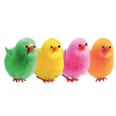 Pollo grandes colores surtidos 6 cm