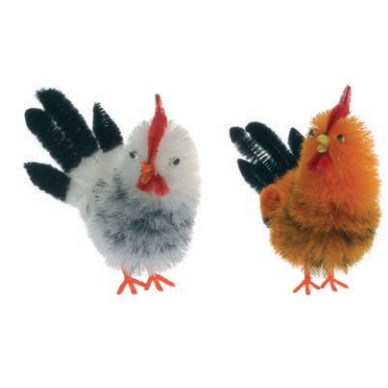 Gallo grande colores 6.5 cm
