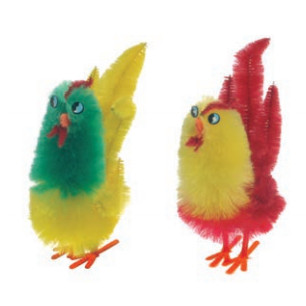 Pollo colores 5 cms