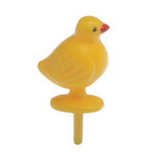 Pick Gallina Plástico Amarillo