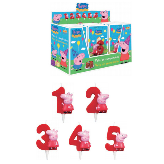 Display Velas Peppa Pig