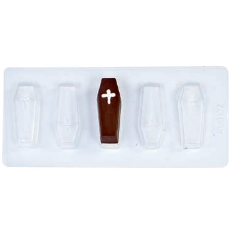 Molde Chocolate Ataud 64x24 mm