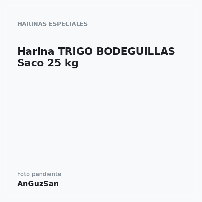 Harina TRIGO BODEGUILLAS Saco 25 kg