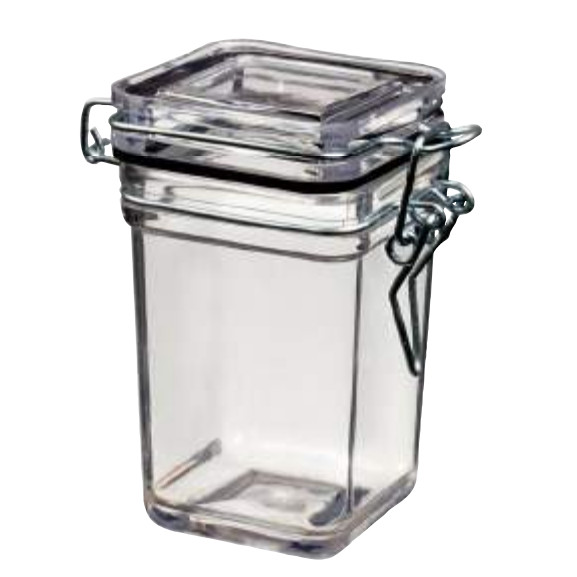 Bote Tradicional + Tapa Bisagra Transparente