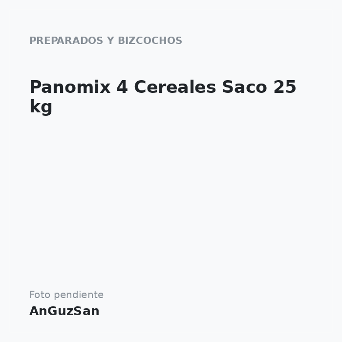 Panomix 4 Cereales Saco 25 kg