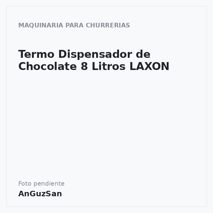 Termo Dispensador de Chocolate 8 Litros LAXON