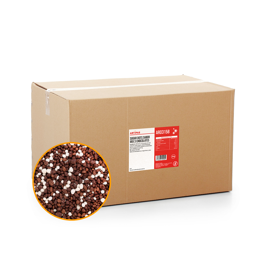 Sugar Dots de Cacao Mix (15 kg)