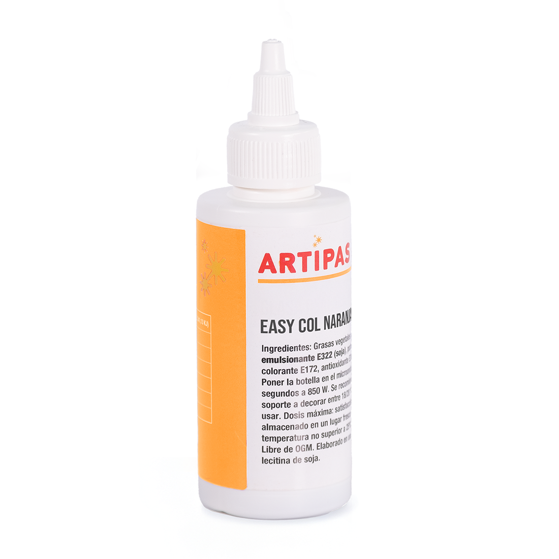 Colorante en pasta concentrado naranja - base aceite (25 ml)