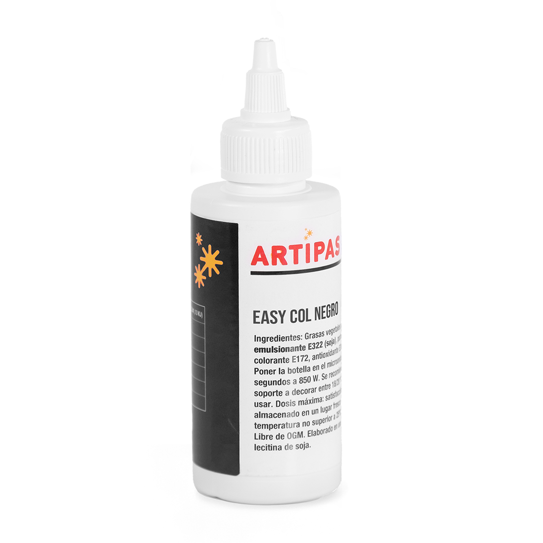 Colorante en pasta concentrado negro - base aceite (25 ml)