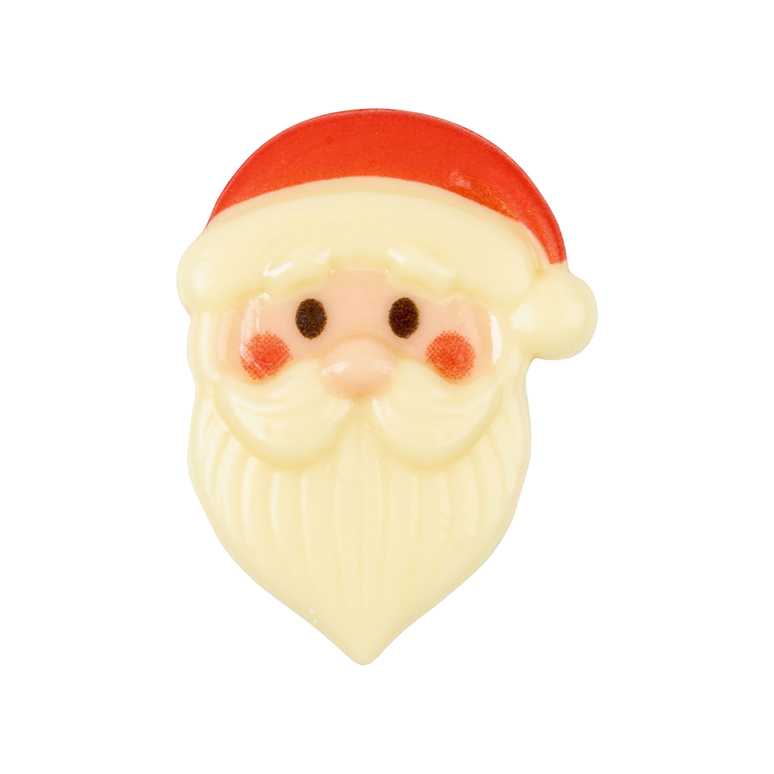Papá Noel de chocolate blanco 45x34 mm (120 u.)