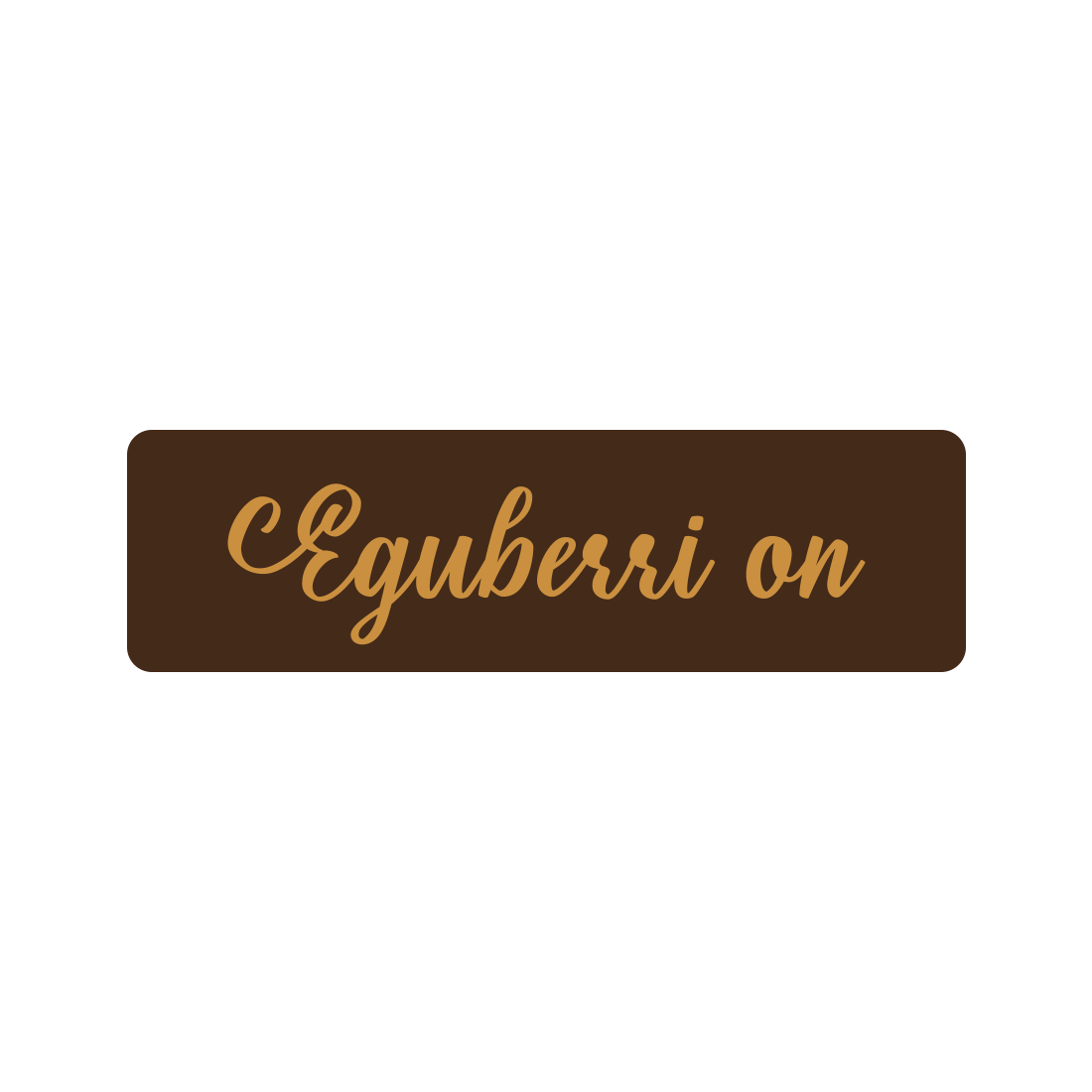 Placa *Eguberri on* de chocolate negro 45x13 mm (312 u.)