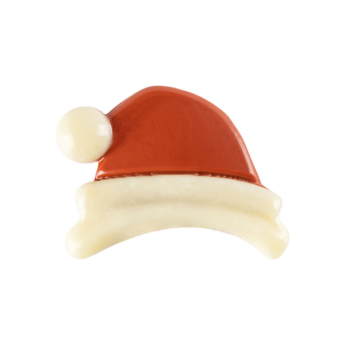 Gorro de Papa Noel de Chocolate Blanco 34x25 mm (175 u.)