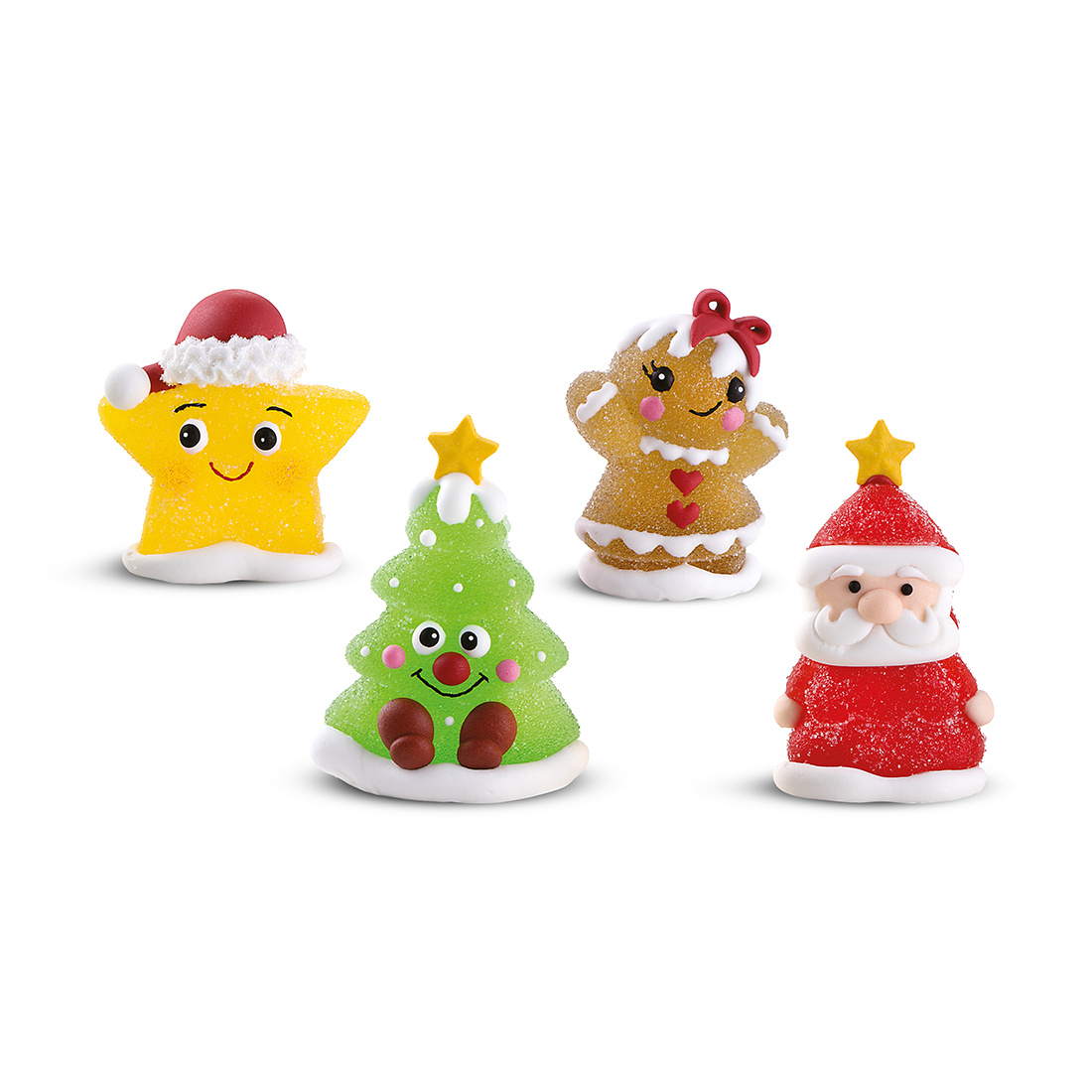 Surtido navideño de azúcar y gominola h45-60 mm (30 u.)