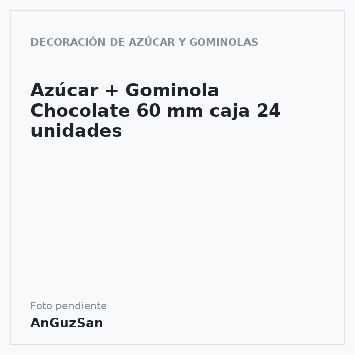 Surtido Papá Noel Azúcar+Gominola h60 mm (24 u.) · 24 unidades · Artipas