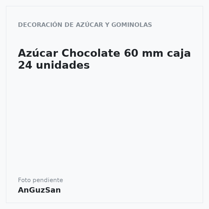 Árbol de Navidad Decorado Azúcar h60 mm (24 u.) · 24 unidades · Artipas