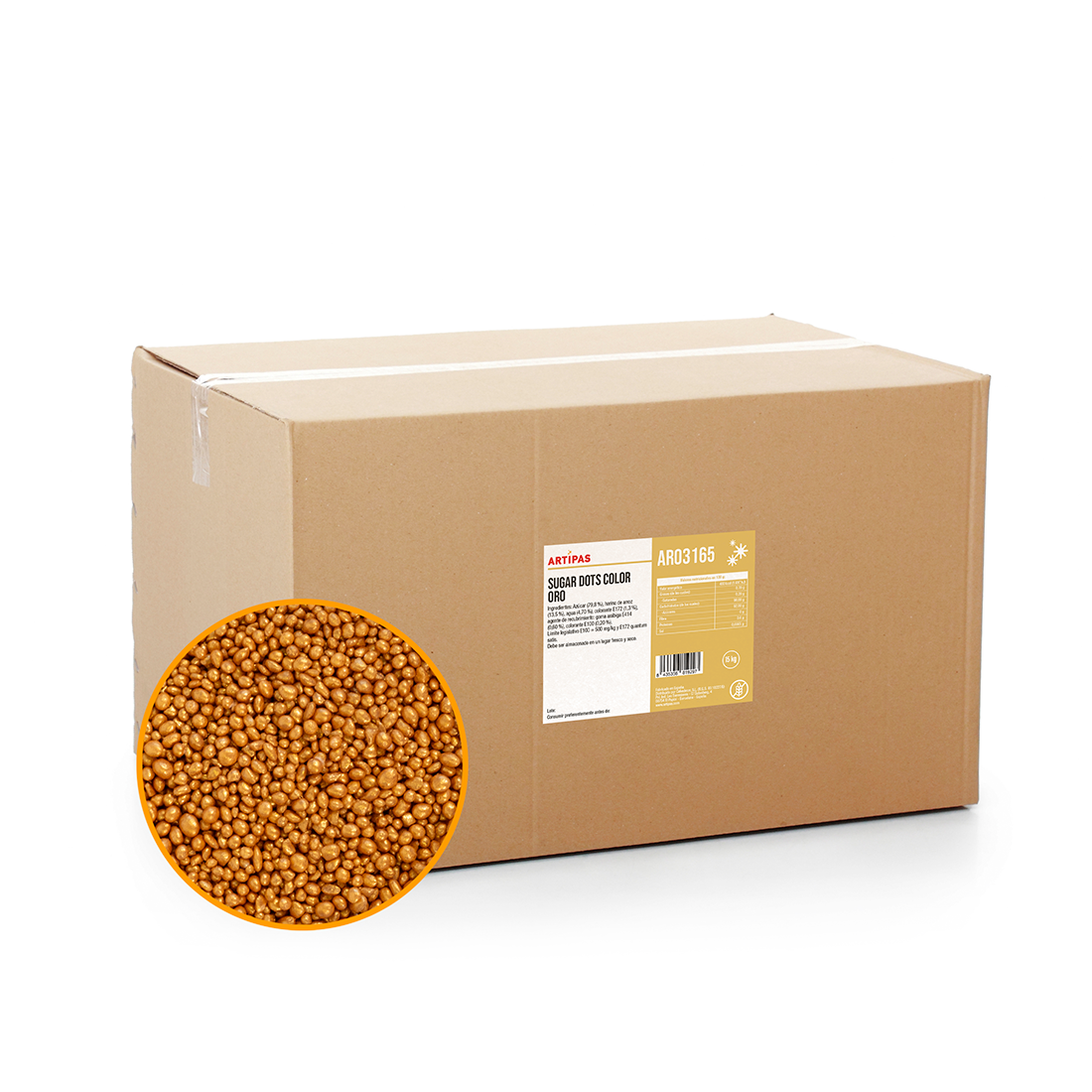 Sugar Dots Oro (15 Kg)