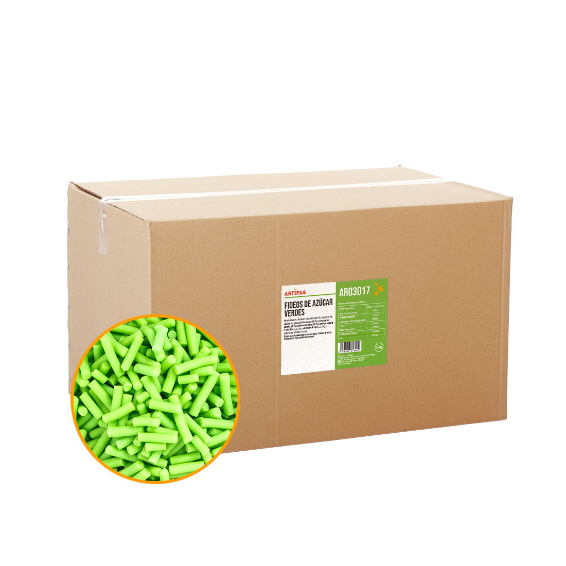 Fideos Azúcar Verde · ref AR03017