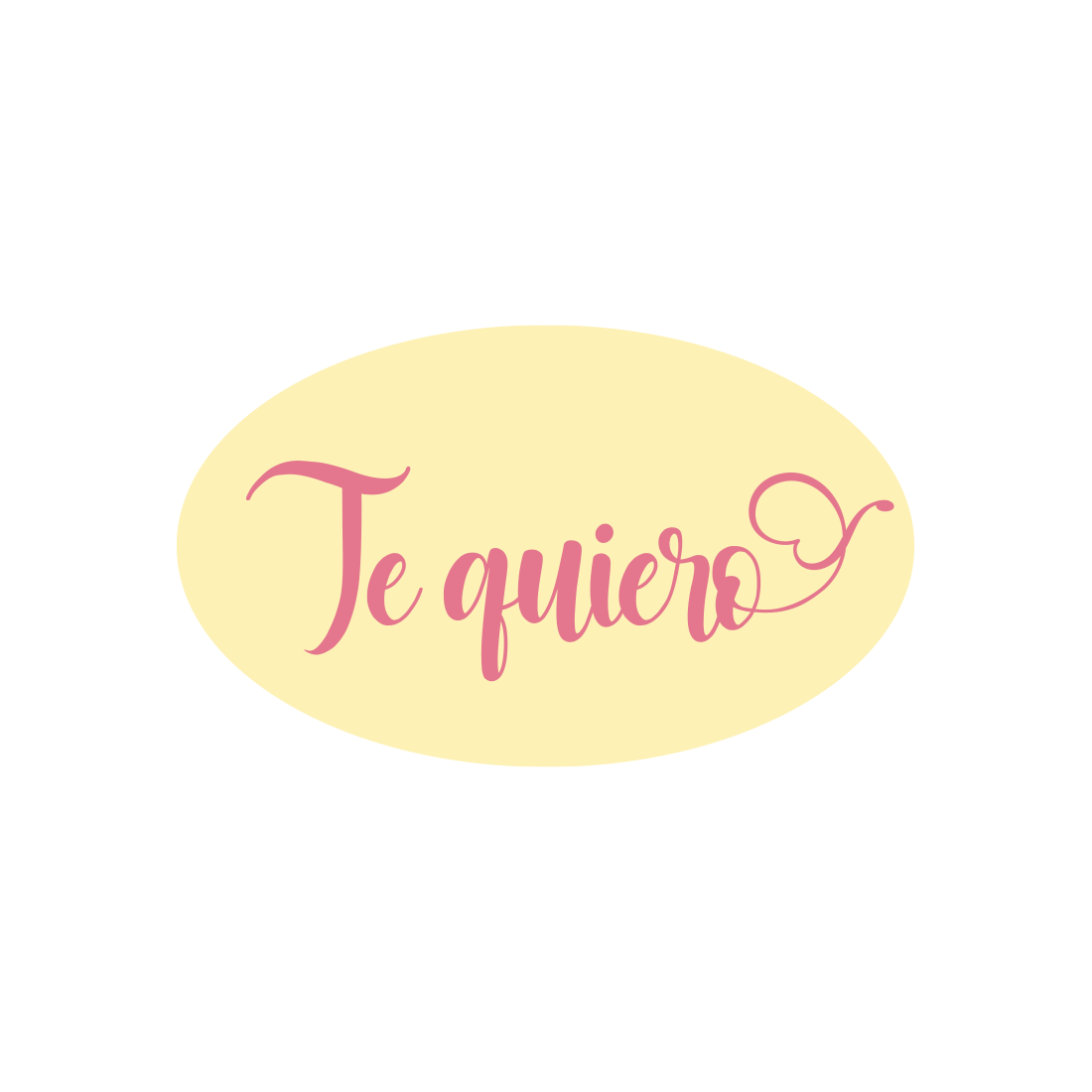 Placa *Te quiero* de chocolate blanco 40x24 mm (192 u.)