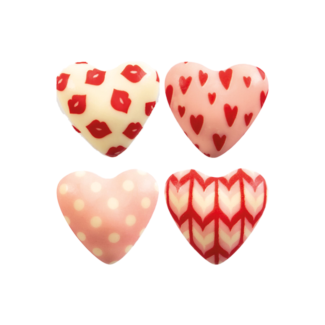 Surtido Corazones Choc. Blanco