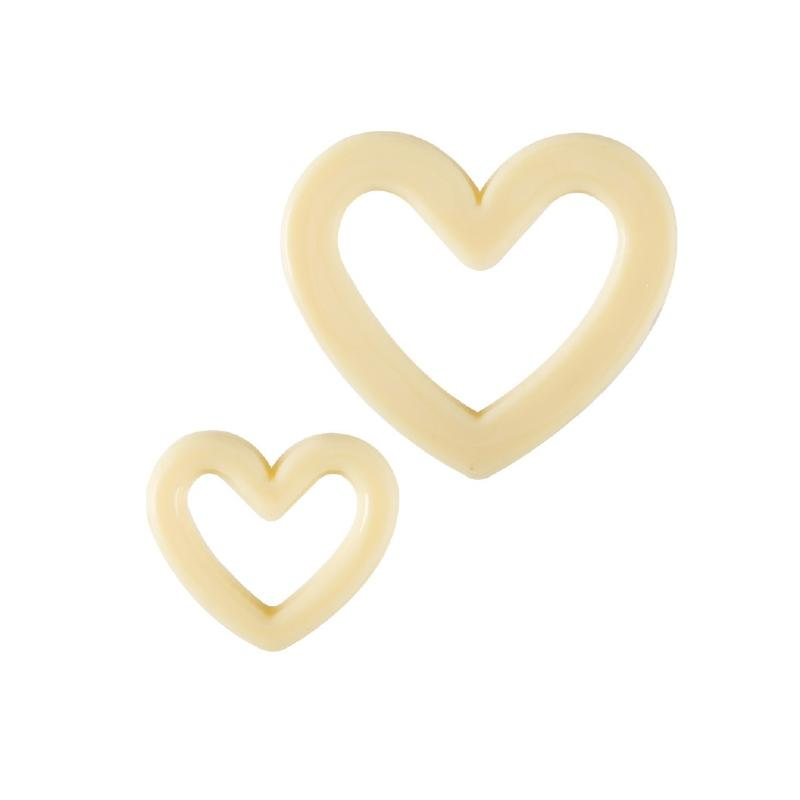 Silueta Corazones Blancos