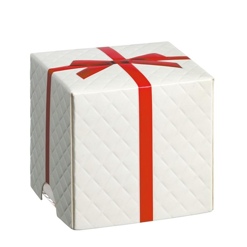 Cubo 70 ml + Tapa Regalo Blanca