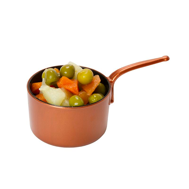 Mini Cacerola Cobre/Negro 45 ml