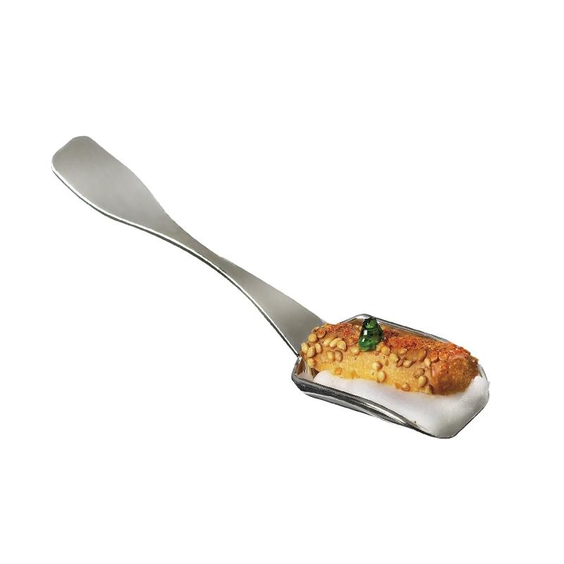 Mini Cuchara Finger Plata