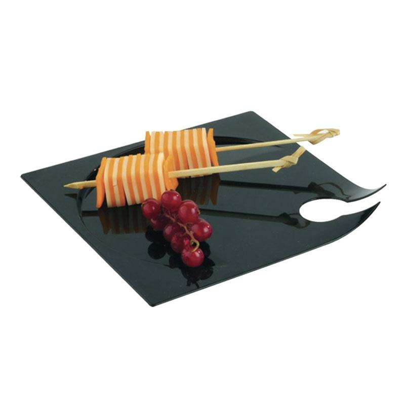 Plato de Cóctel Manta Negro