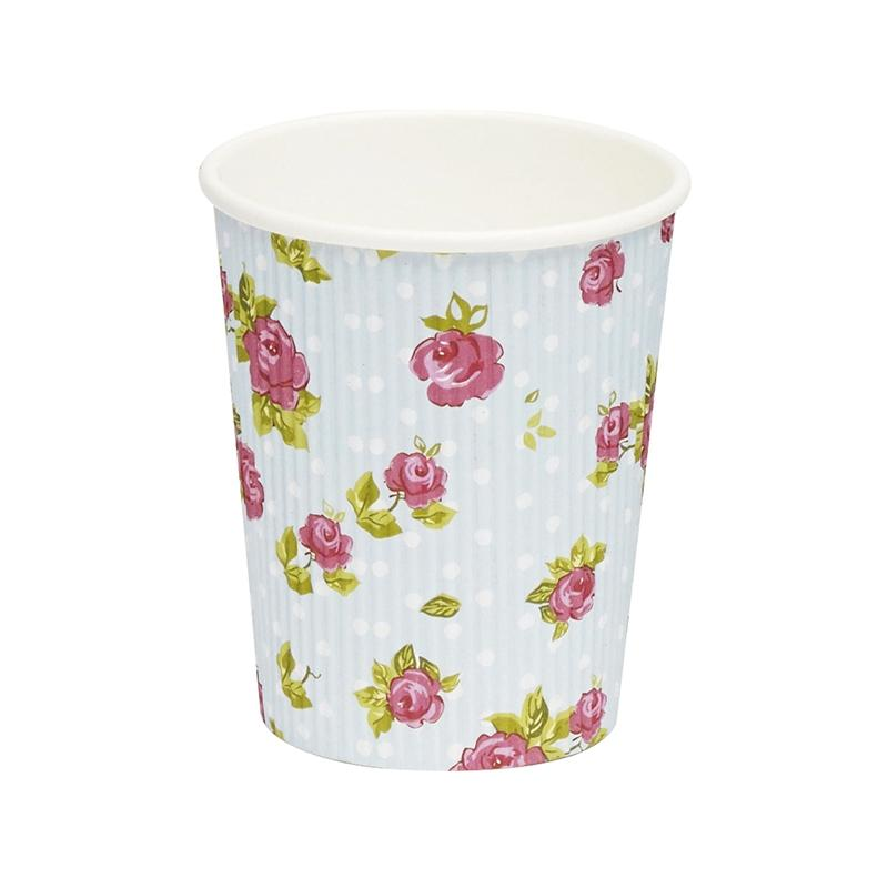 Vaso de Café Flores