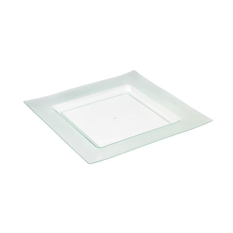 Plato Diamant Verde Transparente · ref PS50420