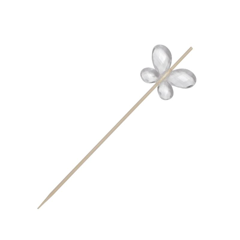 Brocheta de Bambú Mariposa