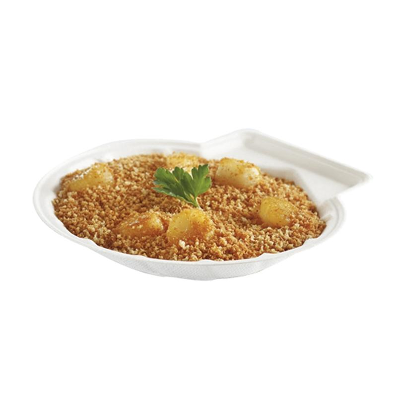 Plato Vieira Blanco Pulpa de Caña