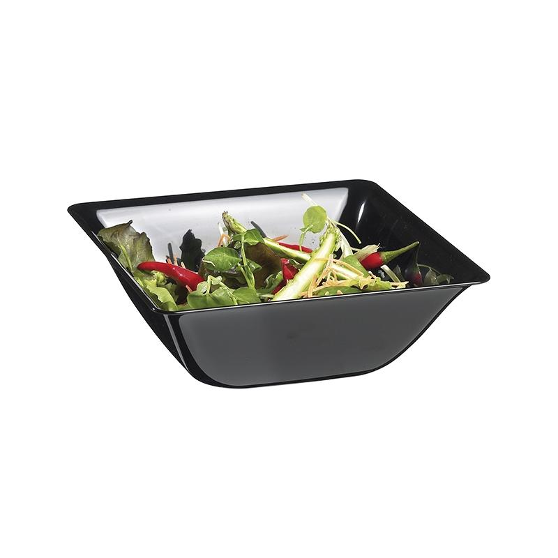 Ensaladera Fluid Negra · ref PL20293