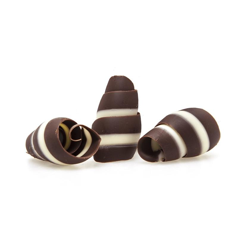 Caracolas de Chocolate Negro