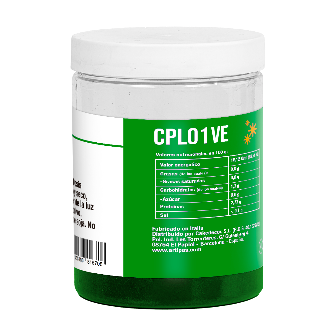 Colorante Verde Liposoluble en Polvo