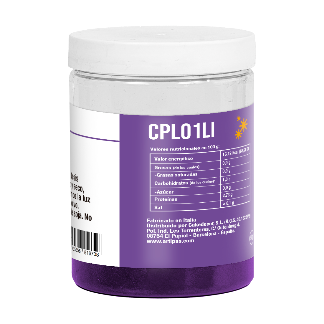 Colorante Lila Liposoluble en Polvo
