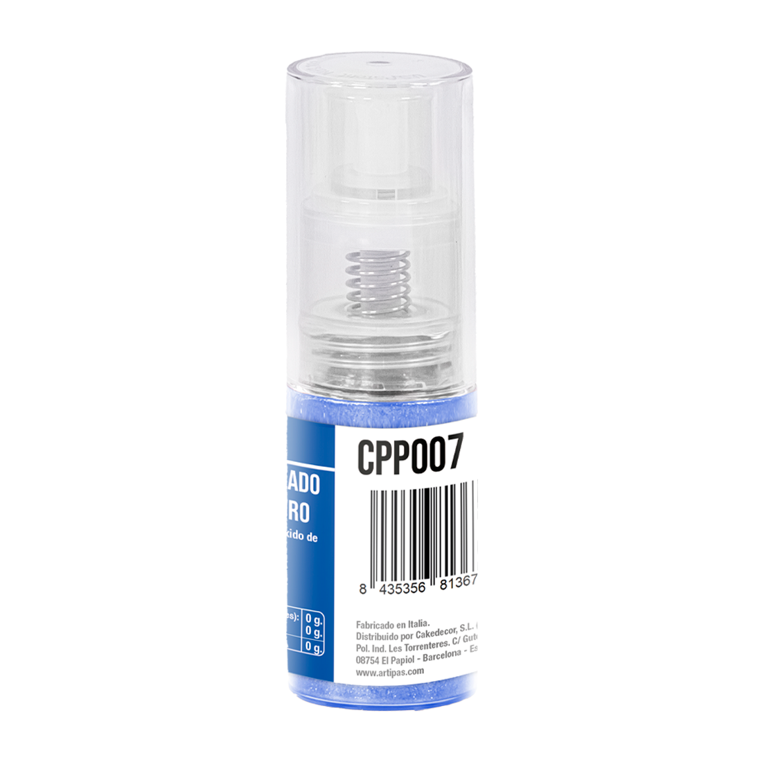 Colorante Metalizado Azul Oscuro en Polvo · ref CPP007