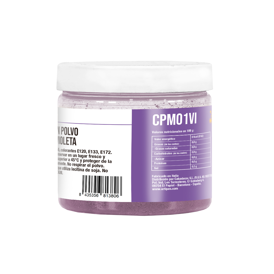 Colorante Metalizado Violeta en Polvo