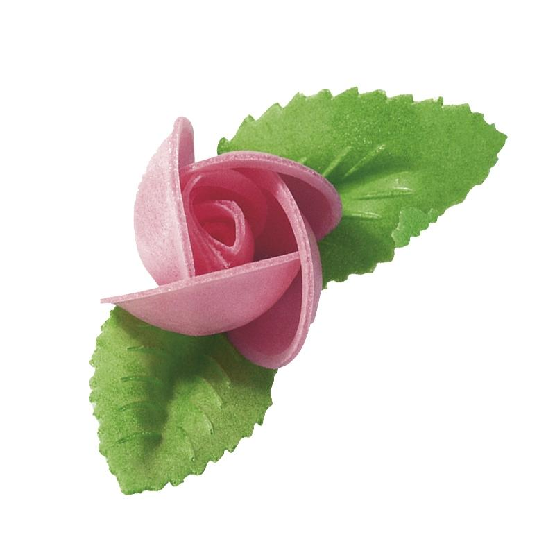 Rosa 2 Hojas Rosa Caja Personalizada