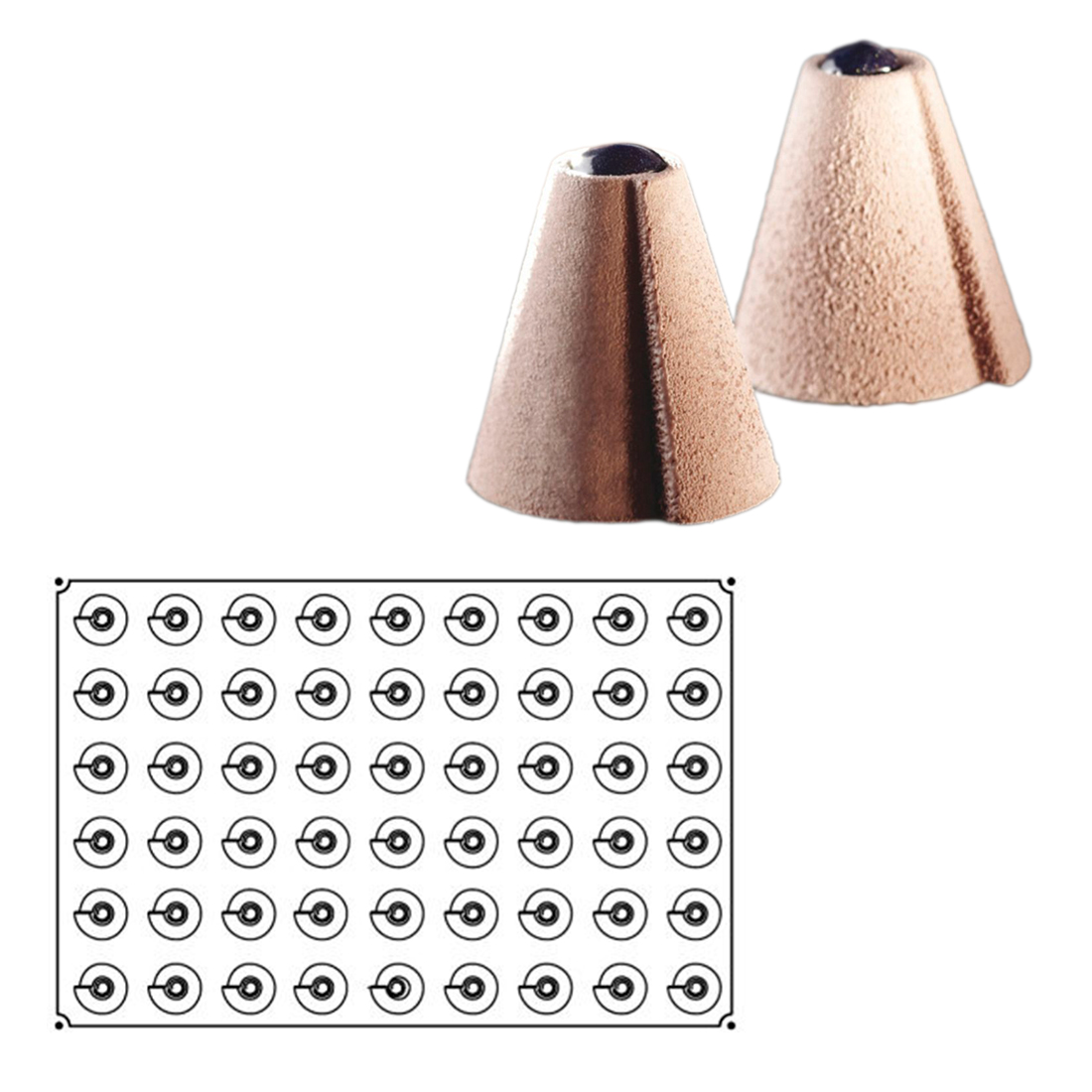 Molde 54 Cono Mini