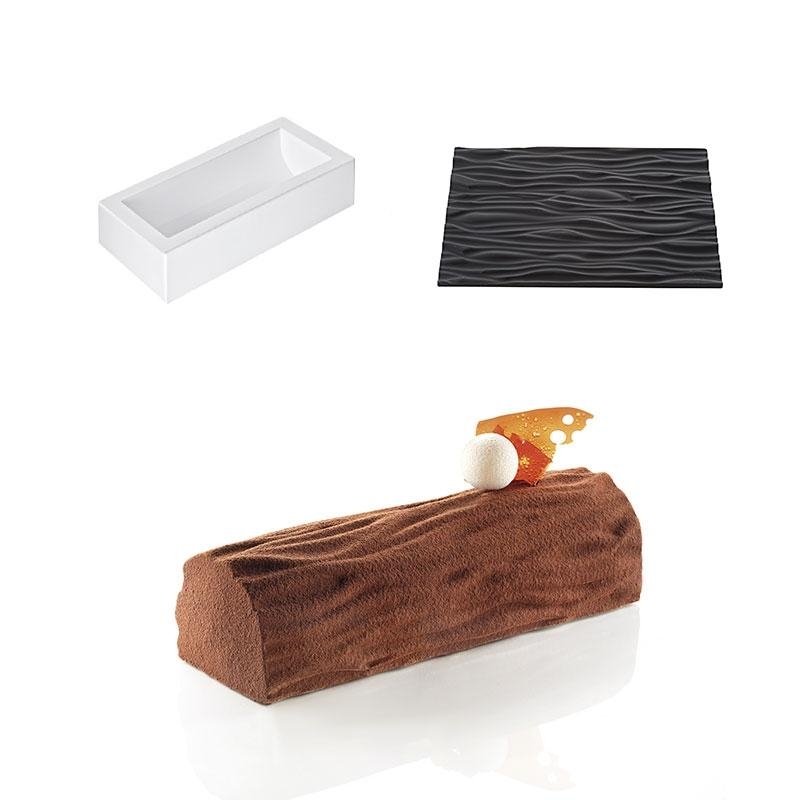 Kit Molde de Silicona + Lámina Efecto Corteza
