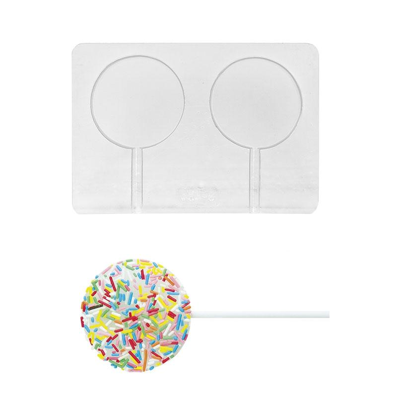 Molde 2 Piruletas Redondas