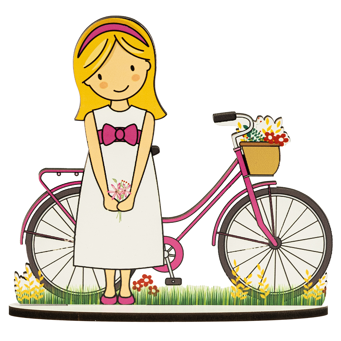 Niña Comunión *Con bicicleta*