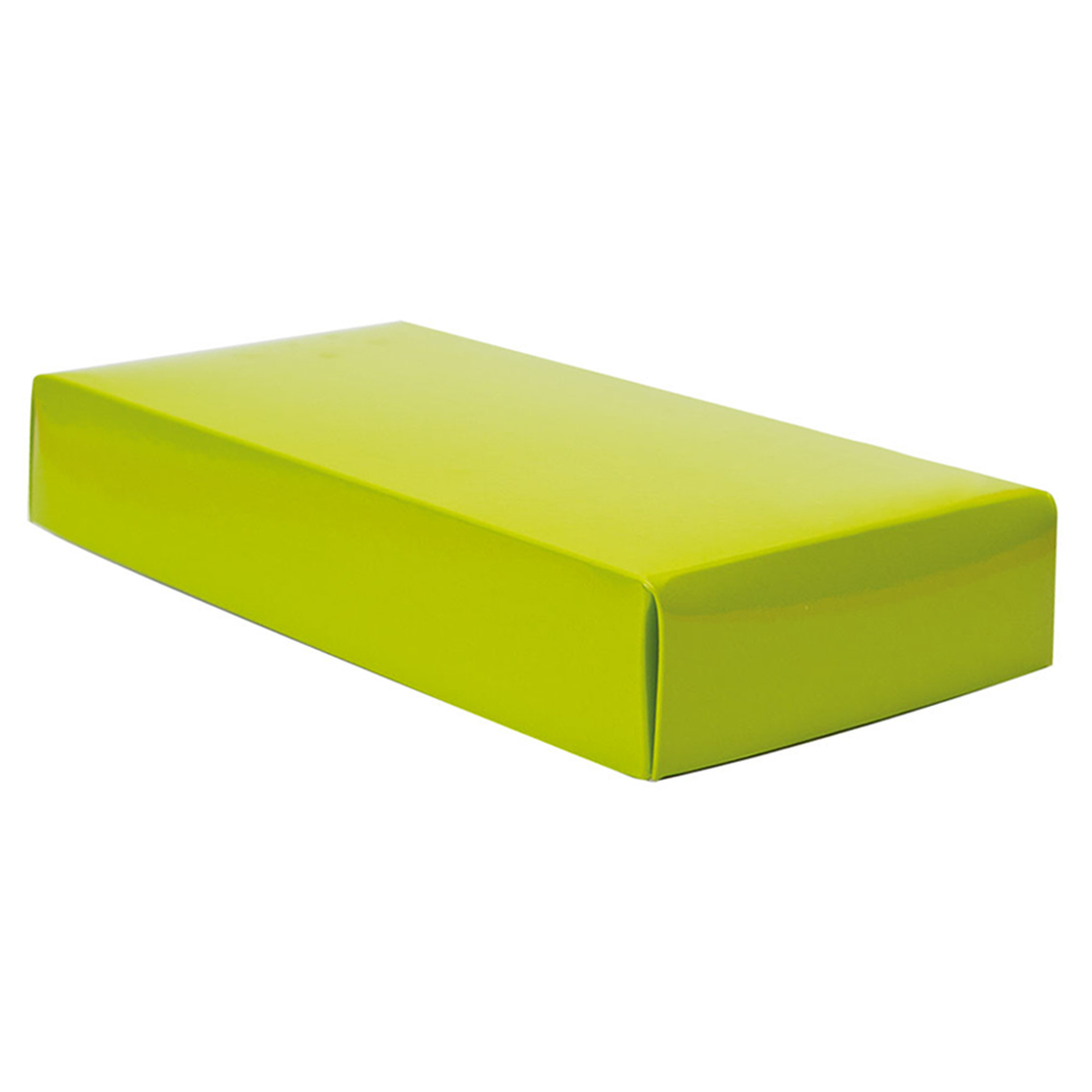 Caja de trufa nº1 pistacho anónima de cartón, pórex y papel parafinado 195x125 h60 mm (1 u.)